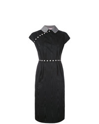 Черное платье-футляр от Olympia Le-Tan