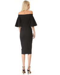 Черное платье-футляр от Aq/Aq