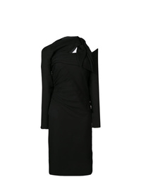 Черное платье-футляр от Versace