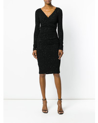 Черное платье-футляр от Talbot Runhof