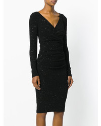 Черное платье-футляр от Talbot Runhof