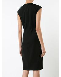 Черное платье-футляр от Akris Punto