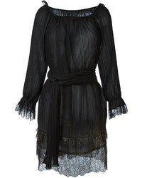 Черное платье от Alberta Ferretti