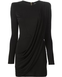 Черное платье от Balmain
