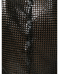 Черное платье от Paco Rabanne