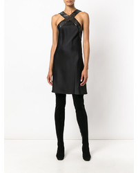 Черное платье от Paco Rabanne