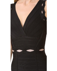 Черное платье от Herve Leger