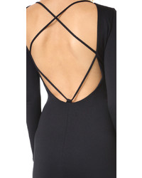 Черное платье от David Lerner