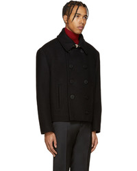 Черное полупальто от Maison Margiela