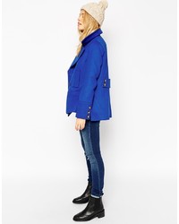 Женское черное полупальто от Asos