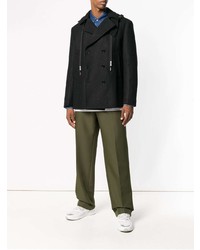 Черное полупальто от MSGM