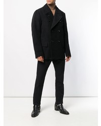 Черное полупальто от Tom Ford