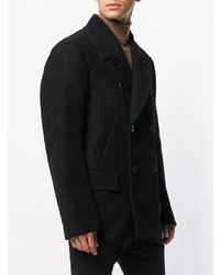 Черное полупальто от Tom Ford