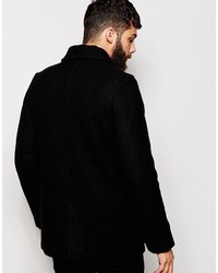 Черное полупальто от Farah