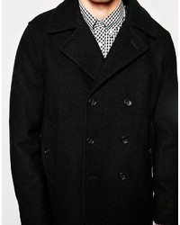 Черное полупальто от Ben Sherman