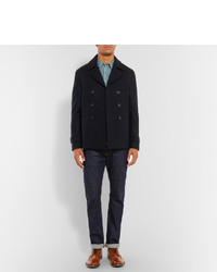 Черное полупальто от Officine Generale