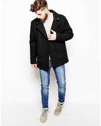 Черное полупальто от Farah