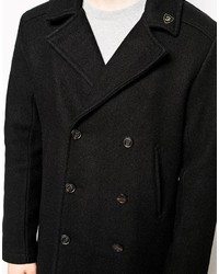 Черное полупальто от Farah