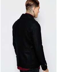 Черное полупальто от Diesel