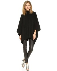 Черное пончо от Theory