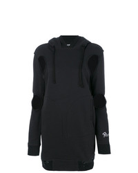 Черное рваное платье-свитер от Ktz