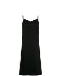 Черное сатиновое платье-комбинация от GUILD PRIME