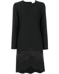 Черное сатиновое платье от Carven