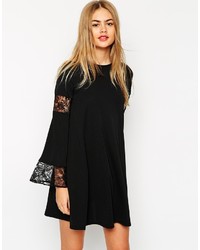 Черное свободное платье от Asos