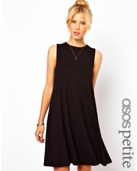 Черное свободное платье от Asos Petite