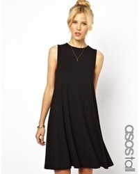 Черное свободное платье от Asos Tall