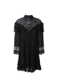 Черное свободное платье от Chloé