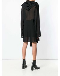 Черное свободное платье от Ann Demeulemeester