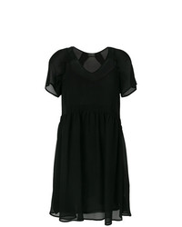 Черное свободное платье от Twin-Set