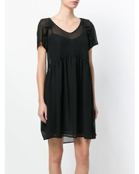 Черное свободное платье от Twin-Set