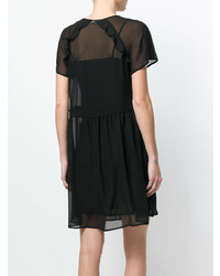 Черное свободное платье от Twin-Set