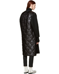 Женское черное стеганое пальто от Hyke