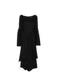 Черное шелковое вечернее платье от Ellery