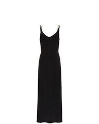 Черное шелковое вечернее платье от Staud