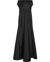 Черное шелковое вечернее платье от The Row