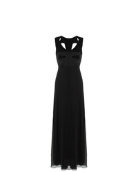 Черное шелковое вечернее платье от Tufi Duek