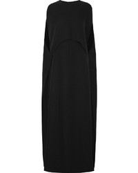 Черное шелковое вечернее платье от Valentino