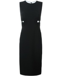 Черное шелковое платье-миди от Tom Ford