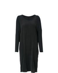 Черное шелковое платье-миди от Uma Raquel Davidowicz