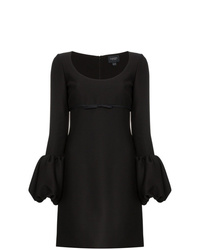 Черное шелковое платье прямого кроя от Giambattista Valli