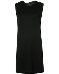 Черное шелковое платье прямого кроя от Rag & Bone