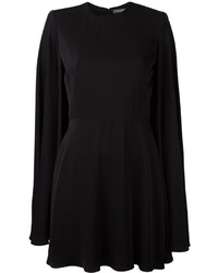 Черное шелковое платье от Alexander McQueen