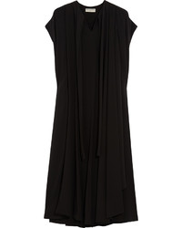Черное шелковое платье от Balenciaga