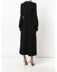 Черное шелковое платье от Chloé