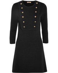 Черное шелковое платье от Burberry
