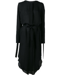 Черное шелковое платье от Calvin Klein